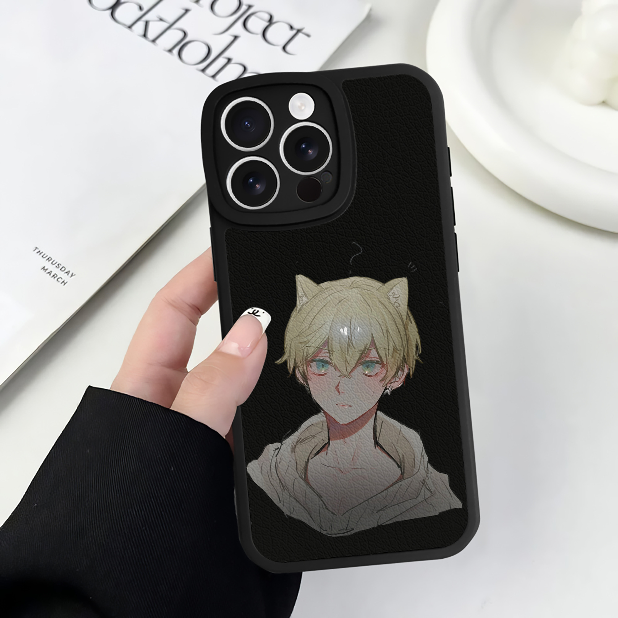 （画像用） 東京リベンジャーズ Tokyo Revengers 【iPhone 16シリーズ対応】シリコンスマホケース（レザー調） 材質：シリコン